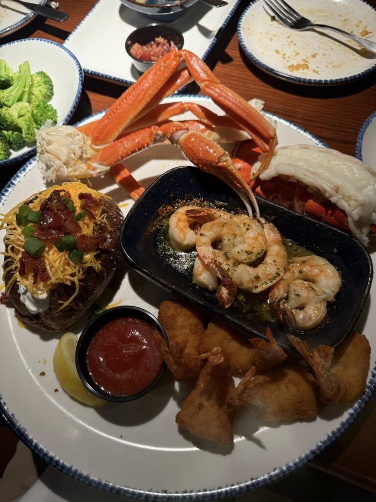 Red Lobster Dinner Menu